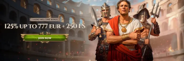 Lanista Casino bonus 200% do 5000 PLN plus 200 darmowych spinów